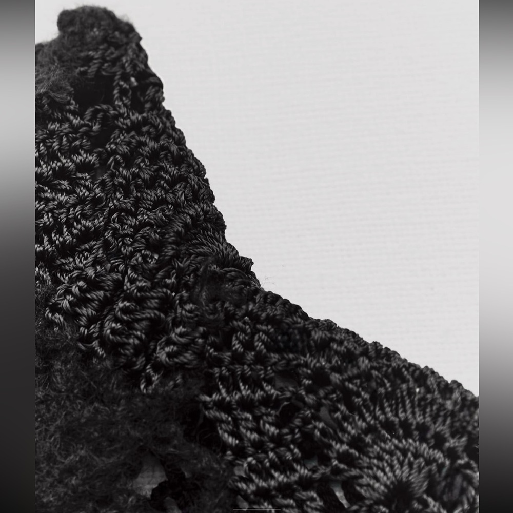 Zara long crocheted dress limited edition handcrafted - Picture 3 of 13